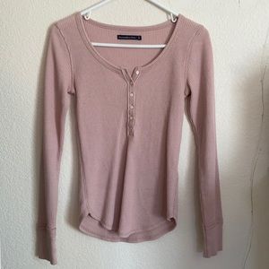 pink Abercrombie and fitch thermal